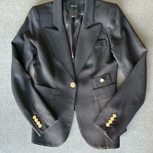 Smythe duchess blazer - black